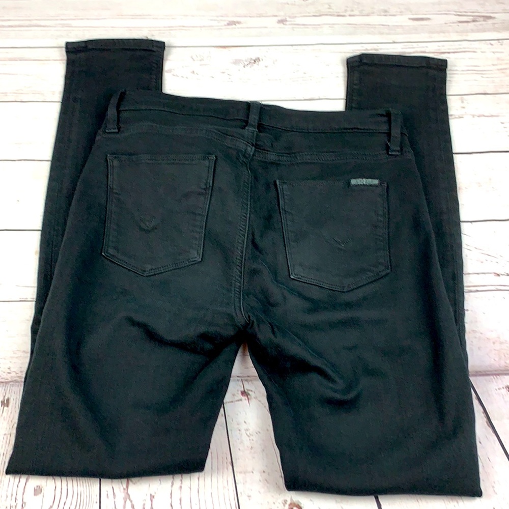 Hudson “NICO” midrise super skinny black jeans 28 - Picture 7 of 12